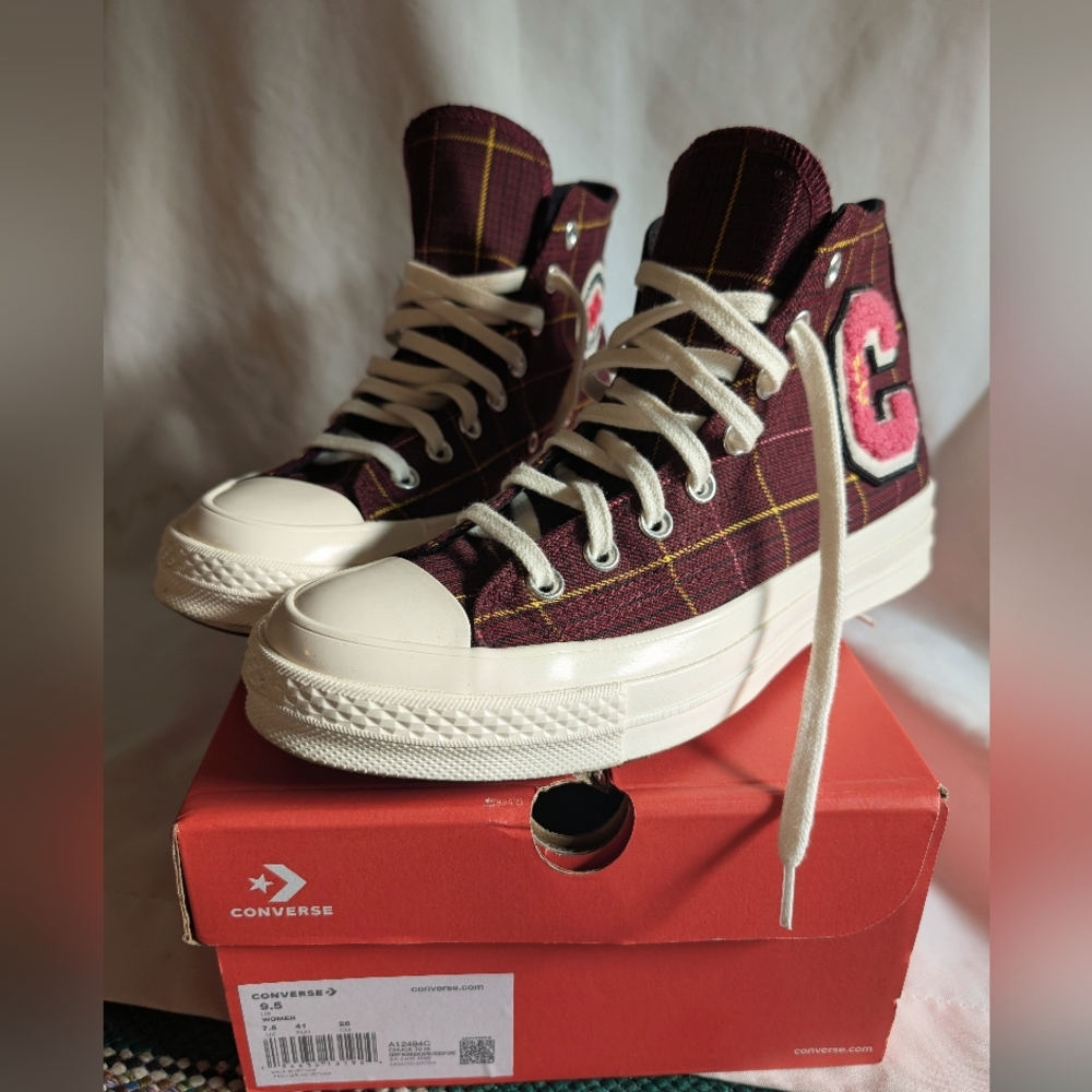 Converse Plaid Chuck 70 High Top Shoes